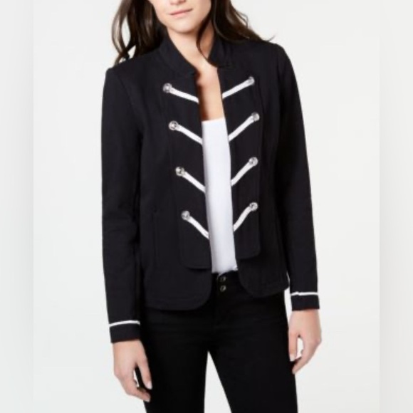 Tommy Hilfiger French Terry Band Jacket - Picture 2 of 9